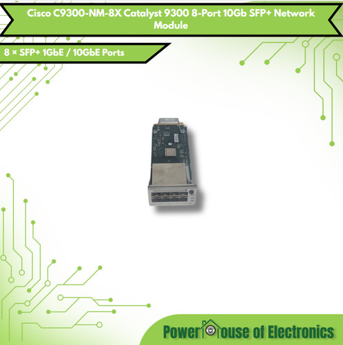 Cisco c9300 catalyst - c9300-nm-8x,
